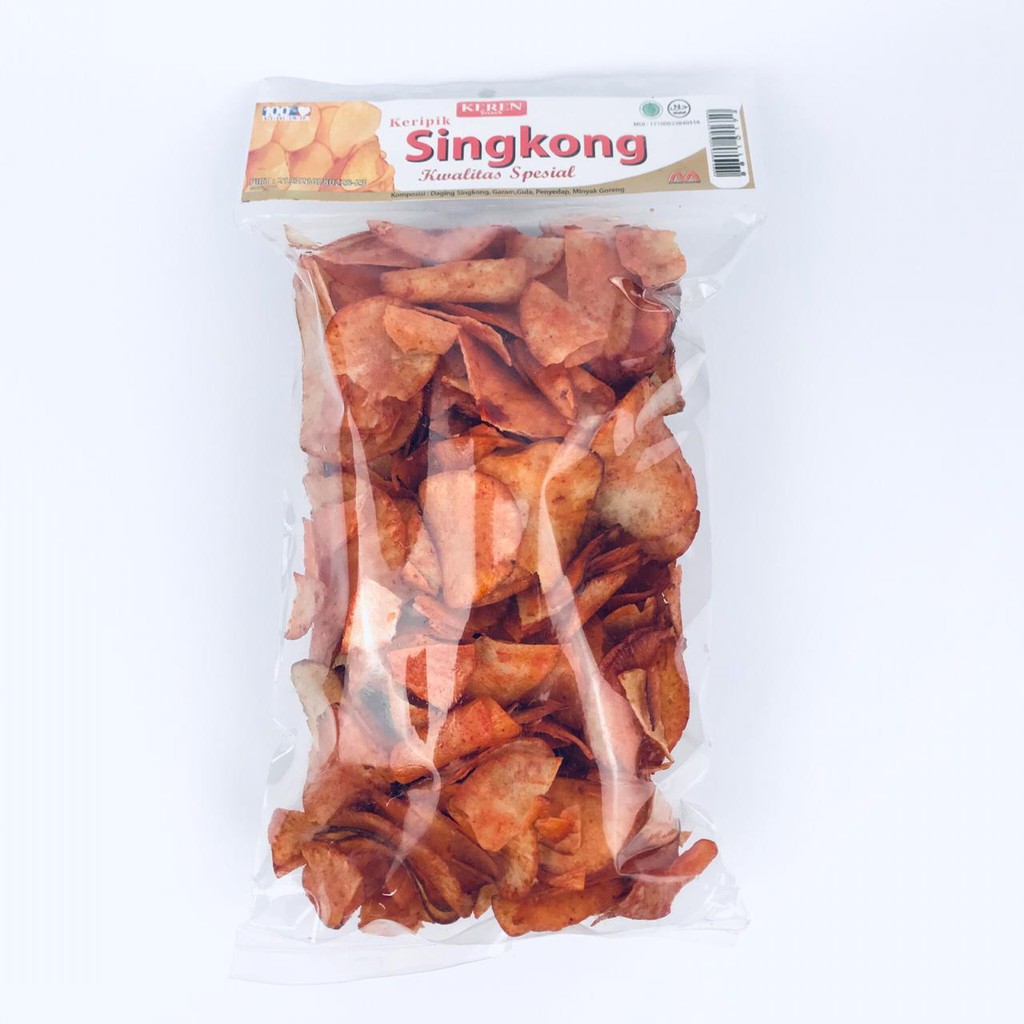 / Keripik Singkong / Keripik / Pedas / 220g