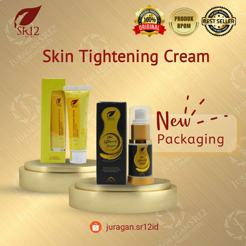 WHITENING TERBAIK!! PENCERAH WAJAH / PENGENCANG ANTI KERUT WAJAH / HERBAL TIGHTENING CREAM SR12