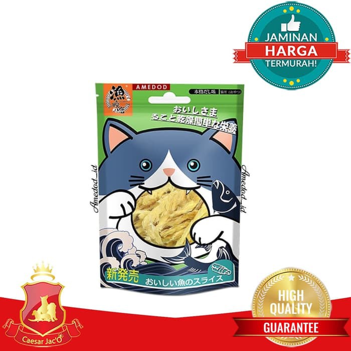 Makanan Camilan Snack Kucing Produk Jepang Walleye Pollack Fillet Cat