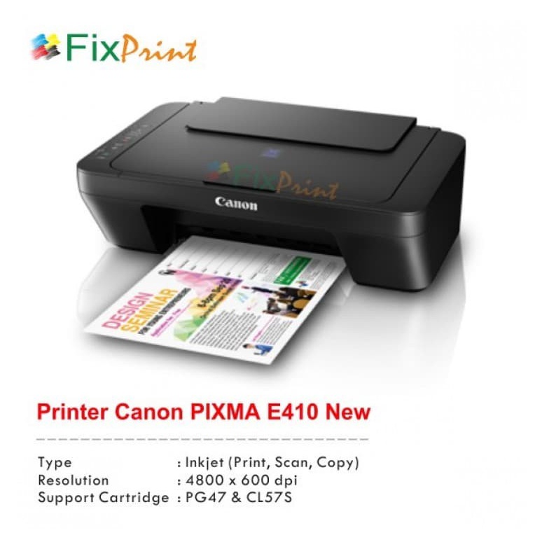 Printer PIXMA MG2577s MG2570s E410 All In One A4 With Cartridge 745 746 745s 746s multifungsi