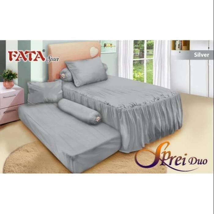 Seprai Sarung Bantal Guling Bahan Halus Sprei Kasur Lembut Home Made N2F9 DOUBLE SORONG DUO POLOS EM