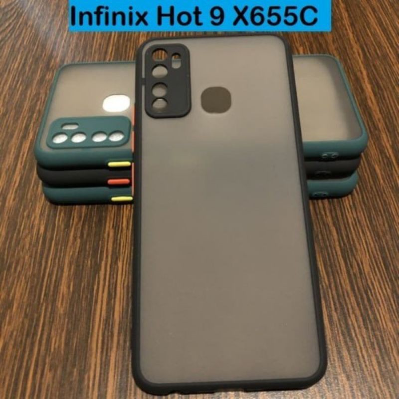 Premium Case infinix Hot 8/ hot 10/ Hot 10S/ hot 9 play/ Hot 10 play AEROCASE PROTEC