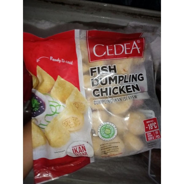 CEDEA cheese dumpling chicken dumpling 500 gram