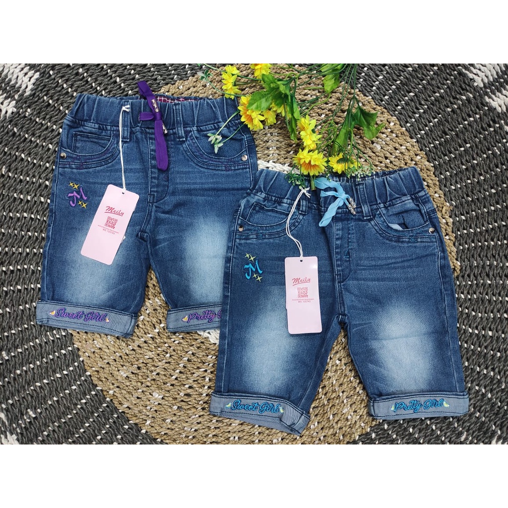 CELANA JEANS PENDEK ANAK CEWEK / CELANA JEANS PENDEK / CELANA PENDEK ANAK PEREMPUAN