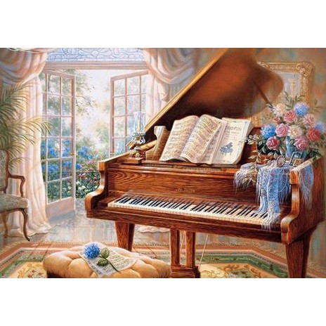 DIY Full Drill Diamond Painting - 5D Piano Stitch Kit