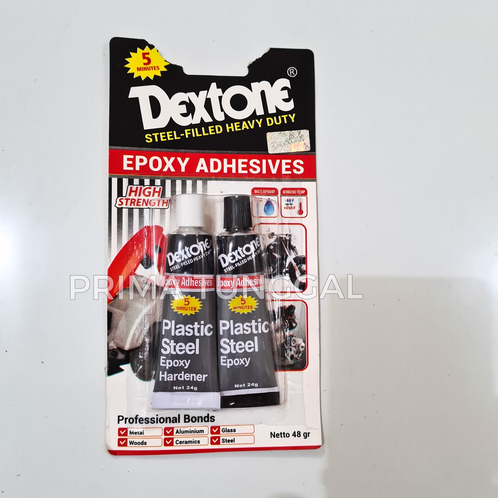 

Lem Plastic Steel Dextone 5 mnt serbaguna
