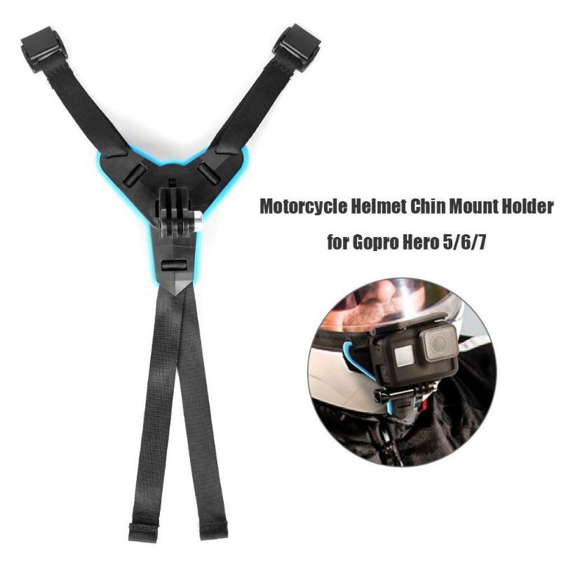 Mount Holder Kamera Gopro Hero 5/6/7 Untuk Helm Motor