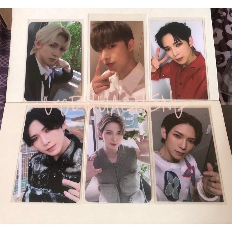 photocard yeosang mingi wooyoung jongho hongjoong san ateez yes24 mmt album