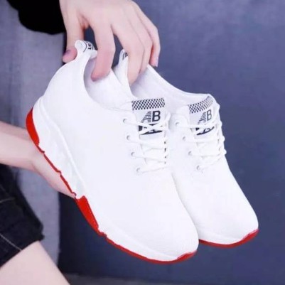SEPATU SNEAKERS WANITA AB SPORTY SIMPLE CATS FASHION KOREA UD01