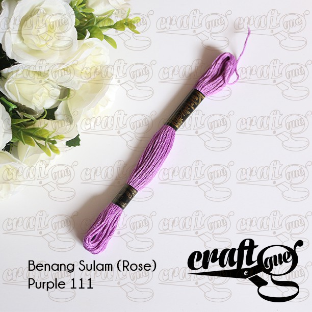 Benang Sulam (Rose) PURPLE