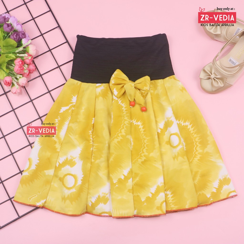 MOTIF Rok Pita Bianca uk 2-10 Tahun / Rok Motif Anak Perempuan Cewek Murah Skirt Bawahan Pendek Adem