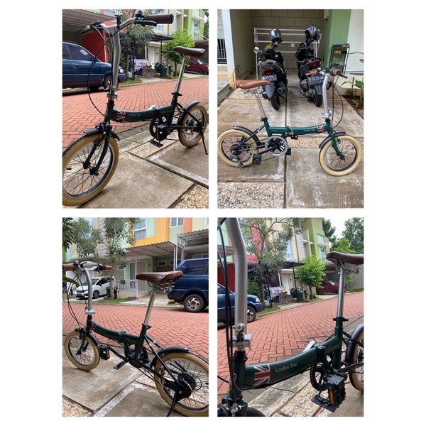 sepeda lipat london taxi 16inch