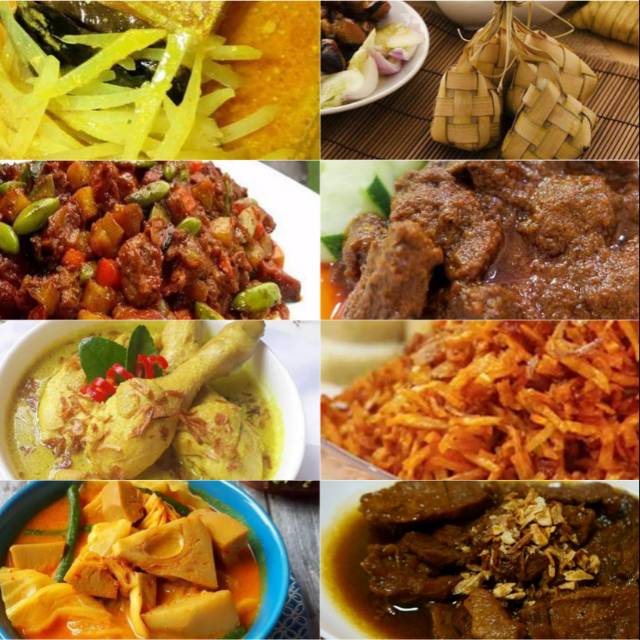 

makan siap saji lontong sayur labu RENDANG KETUPAT OPOR ATI LONTONG KENTANG NANGKA PEPAYA beef teriyaki sambal krecek ayam rendang enak praktis gulai nangka gulai pakis