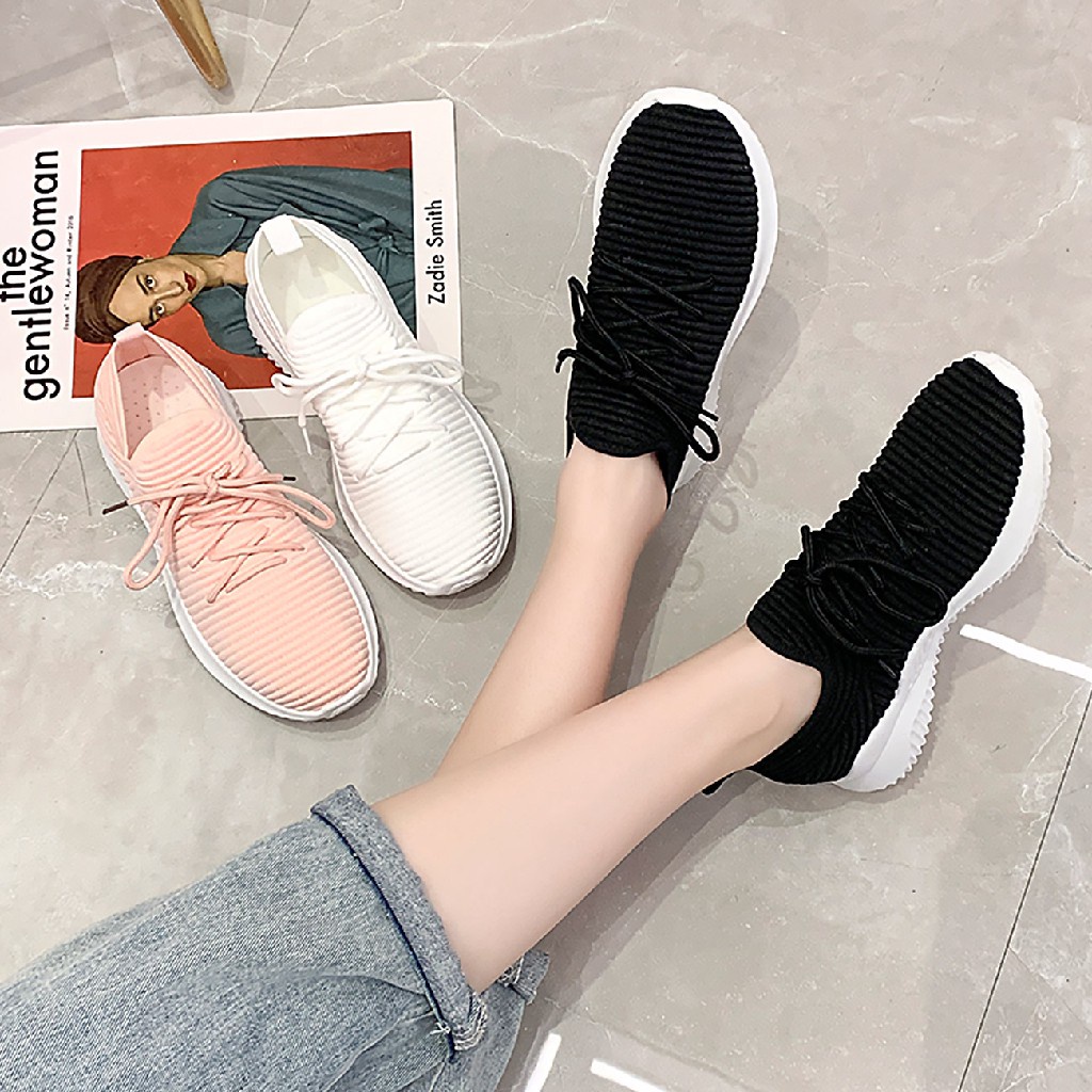 FYGALERYSURABAYA SHS031 Sepatu Sneakers Wanita Kasual Bertali Ulzzang Korea Style Woman Casual Fashion Shoes