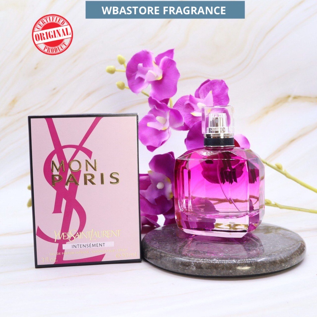 YSL MON PARIS PARFUM FLORAL INTENSMENT FOR WOMEN BOX SEGEL / BY WBAFRAG