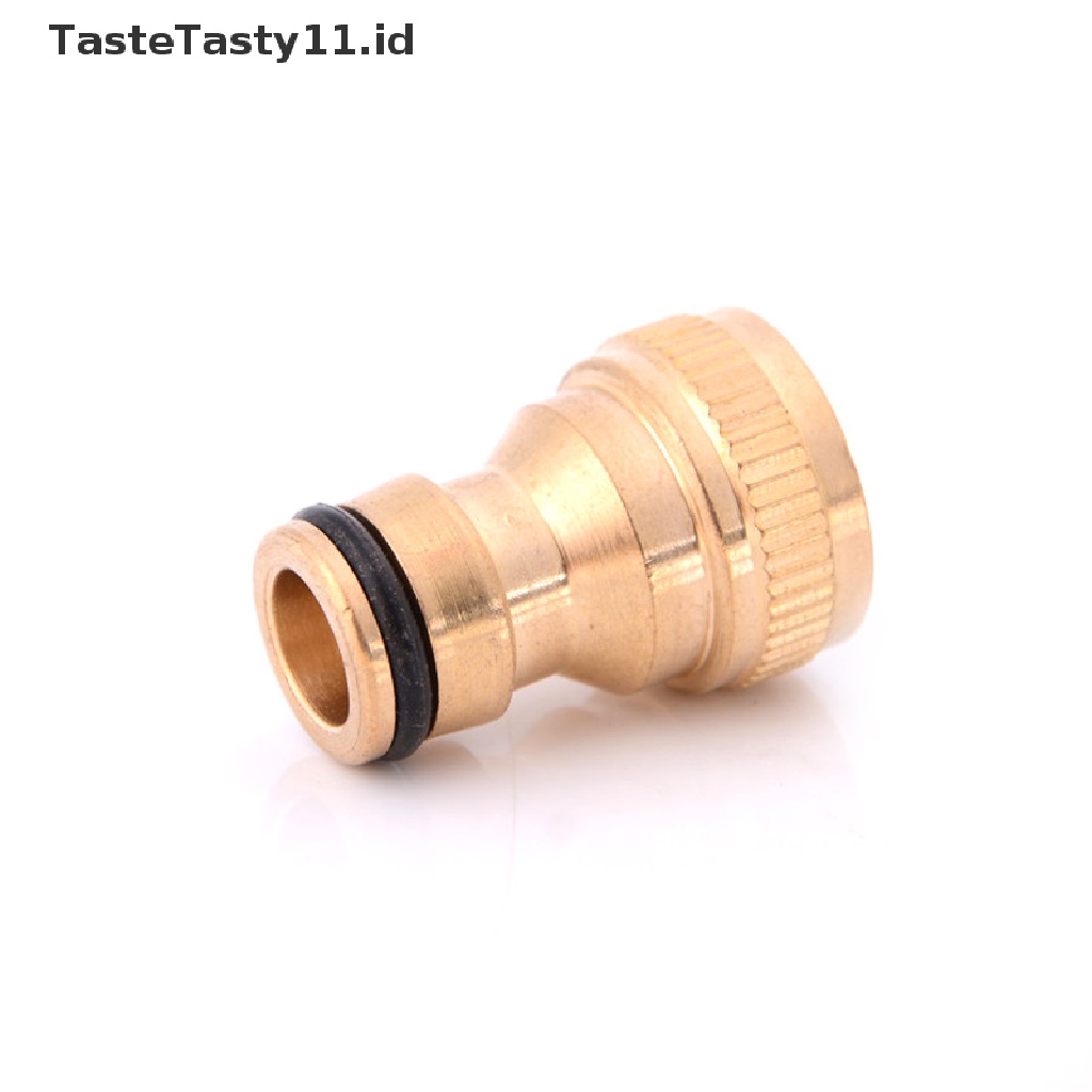 (Tastetasty) Adaptor Konektor Selang Air 1 / 2 &quot;Bahan Kuningan