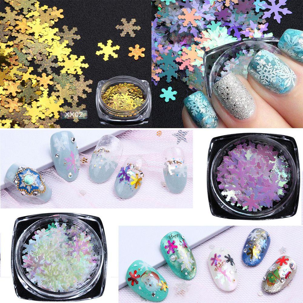 Preva Nail Art Decor DIY Beauty Desain Xmas Warna Campur Dekorasi Natal 3D