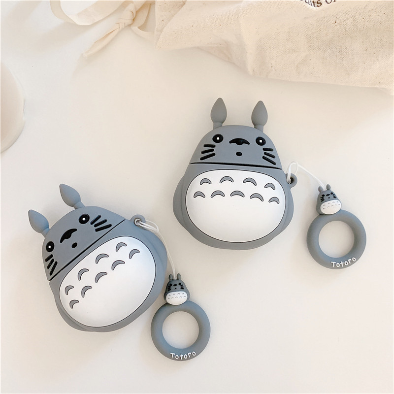 INPODS Soft Case Silikon Desain Kartun Totoro Untuk Apple Airpods 2 1 12 I7 I9 I10 I11 I12