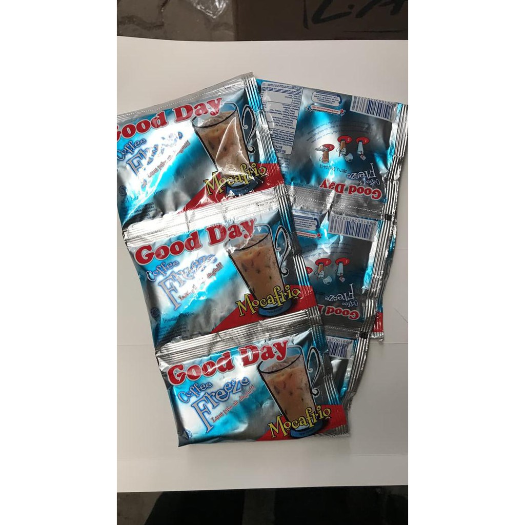 

Good Day Coffee Freeze Mocafrio 1 Renceng 10 Sachet Pcs Kopi Goodday STOK TERBATAS