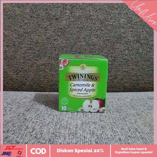 

⭐COD⭐ Twinings Camomile & Spiced Apple Tea 20g Isi 10 pack