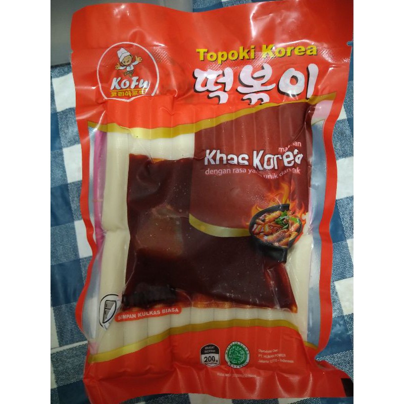 

Topoki/Tokpoki Korea Kofu plus bumbu saus 200gr