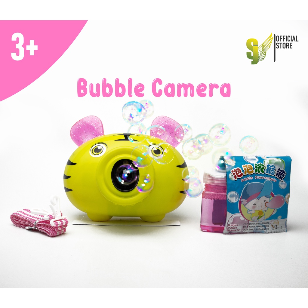 Minan Anak Bubble Camera/Mainan Anak Bubble Machine Beautiful Music-Macan Muda