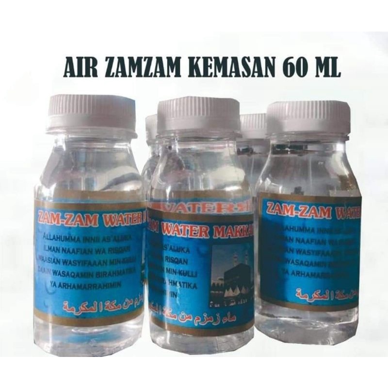 Jual Air Zam Zam Botol 60ml Aslizam Zam Water Asli Mekkah Original Zam Zam Kemasan Ekonomis 8140