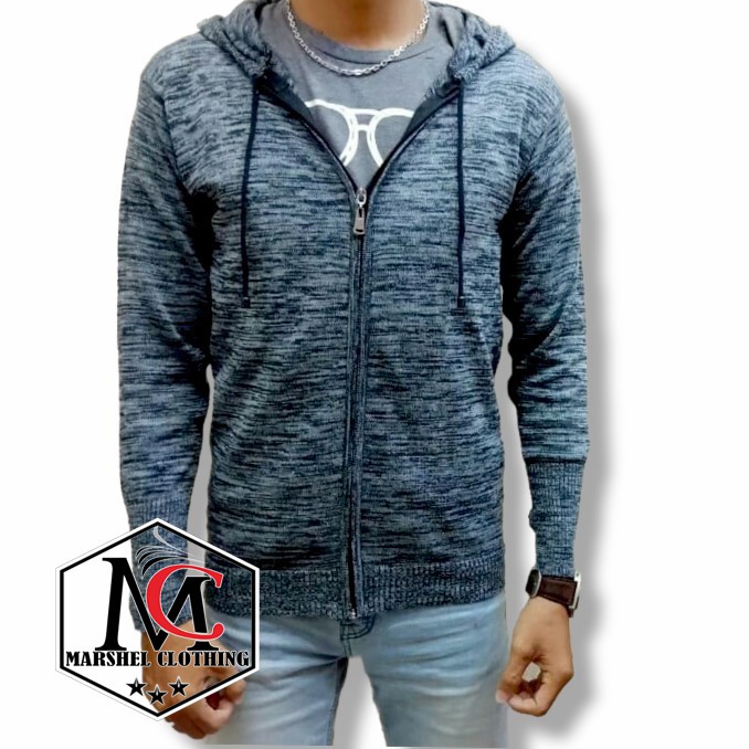 RCL - Jaket Rajut Ariel Jumbo Premium / Rajut Pria XXL / Sweater Rajut / Rajut Roundhand Finger