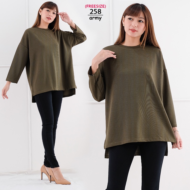 ARENA - Oversized Drop Shoulder Blouse Jumbo