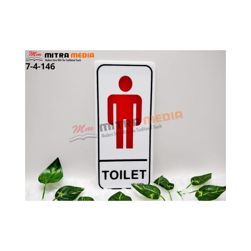 TULISAN ACRYLIC TOILET WANITA & PRIA