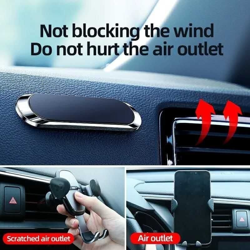 Car Holder mobil Holder hp handphone Magnetic Mobil Universal Dudukan Magnet Hp F6 Gravity Vent Car Mount Holder