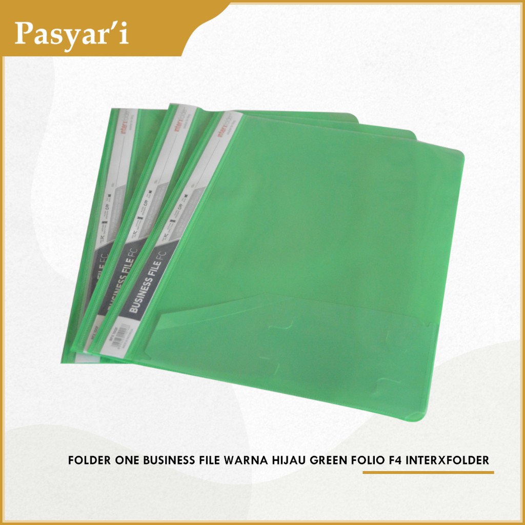 

InterX folder BFX-100F / Business File Warna Hijau Green Folio F4