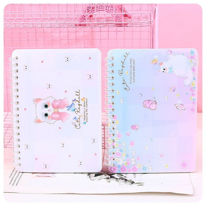 

CUTE RAGDOLL CAT SPIRAL WEEKLY PLANNER