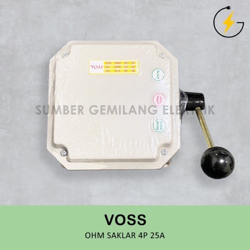 Genset / Handle / Ohm Saklar / Cam Starter / COS 4P 25A VOSS