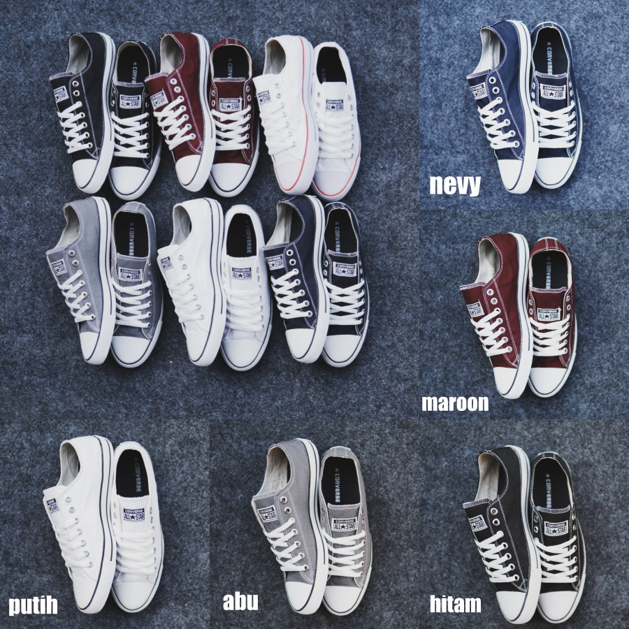 Sepatu Sekolah Converse Clasic All Star PVC Pendek Chuck Taylor Premium Murah tanpa BOX