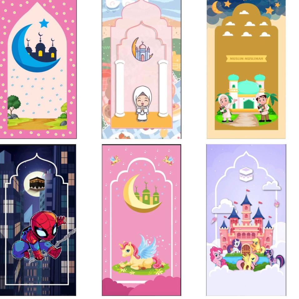 PCG.25Au22т– SAJADAH ANAK KARAKTER / SAJADAH KARTUN