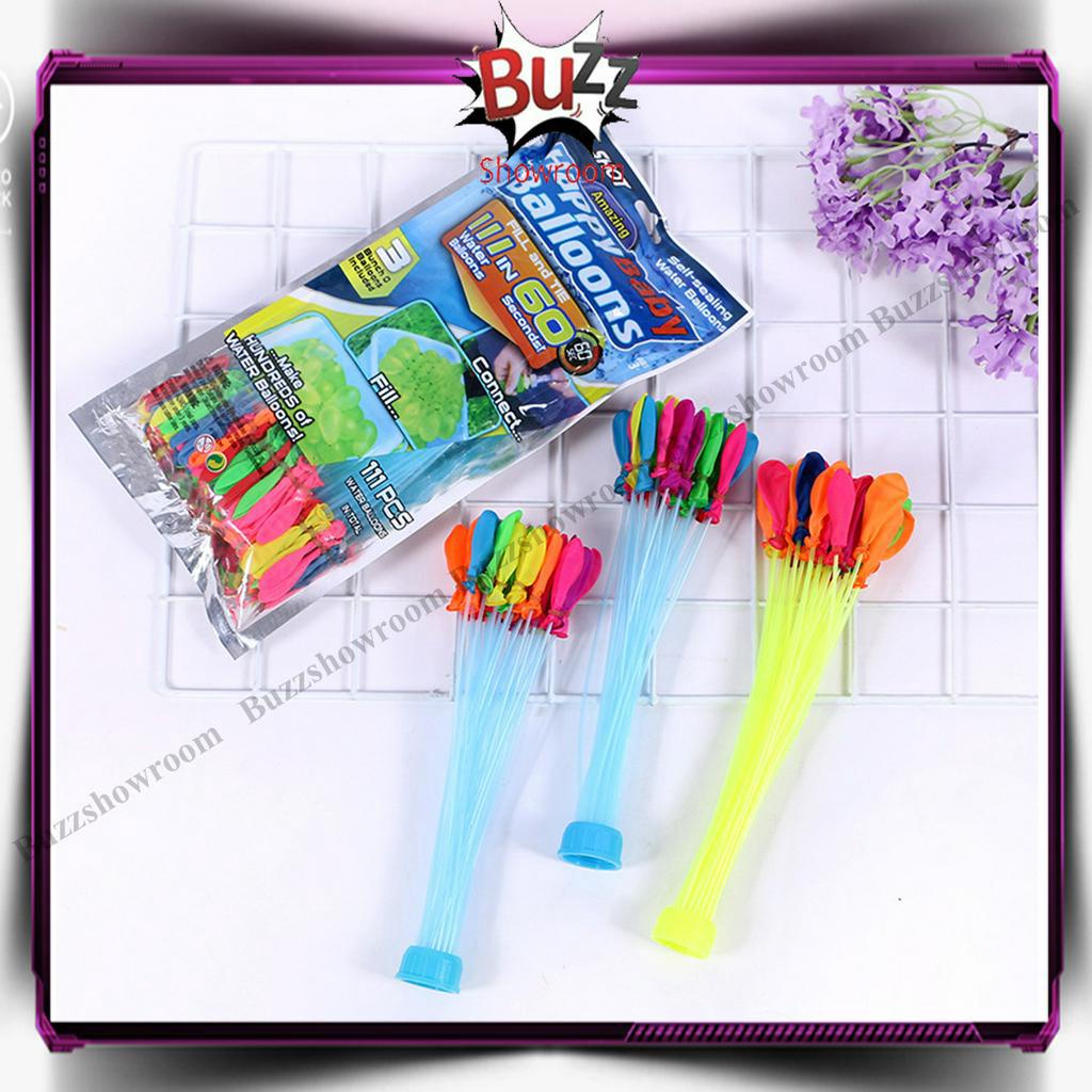 Happy Baby Balloons Magic Bunch Water Balloon 111 pcs Balon Air 111pcs