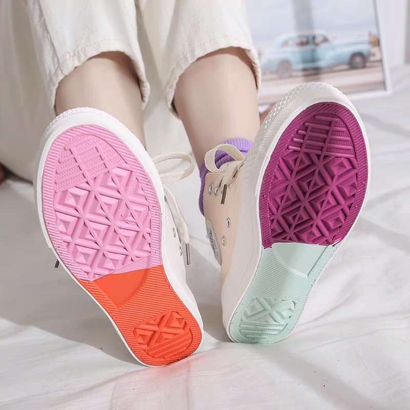 SEPATU WANITA UV CHANGING COLOUR MAGIC SNEAKERS SPORT SHOES IMPORT BERUBAH WARNA CHINATOWN MARKET