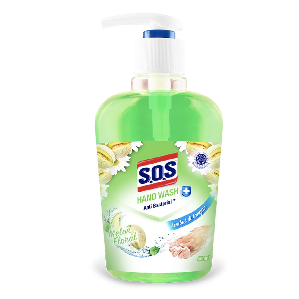 SOS Hand Soap Botol Pump 400 ml