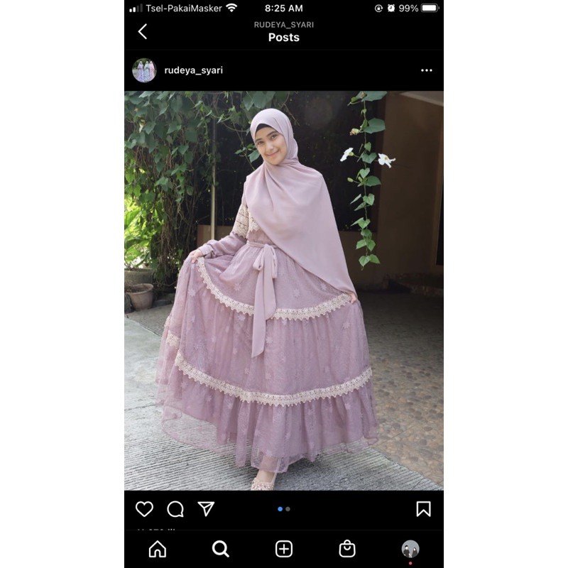 Rania Dress Purple Rudeya