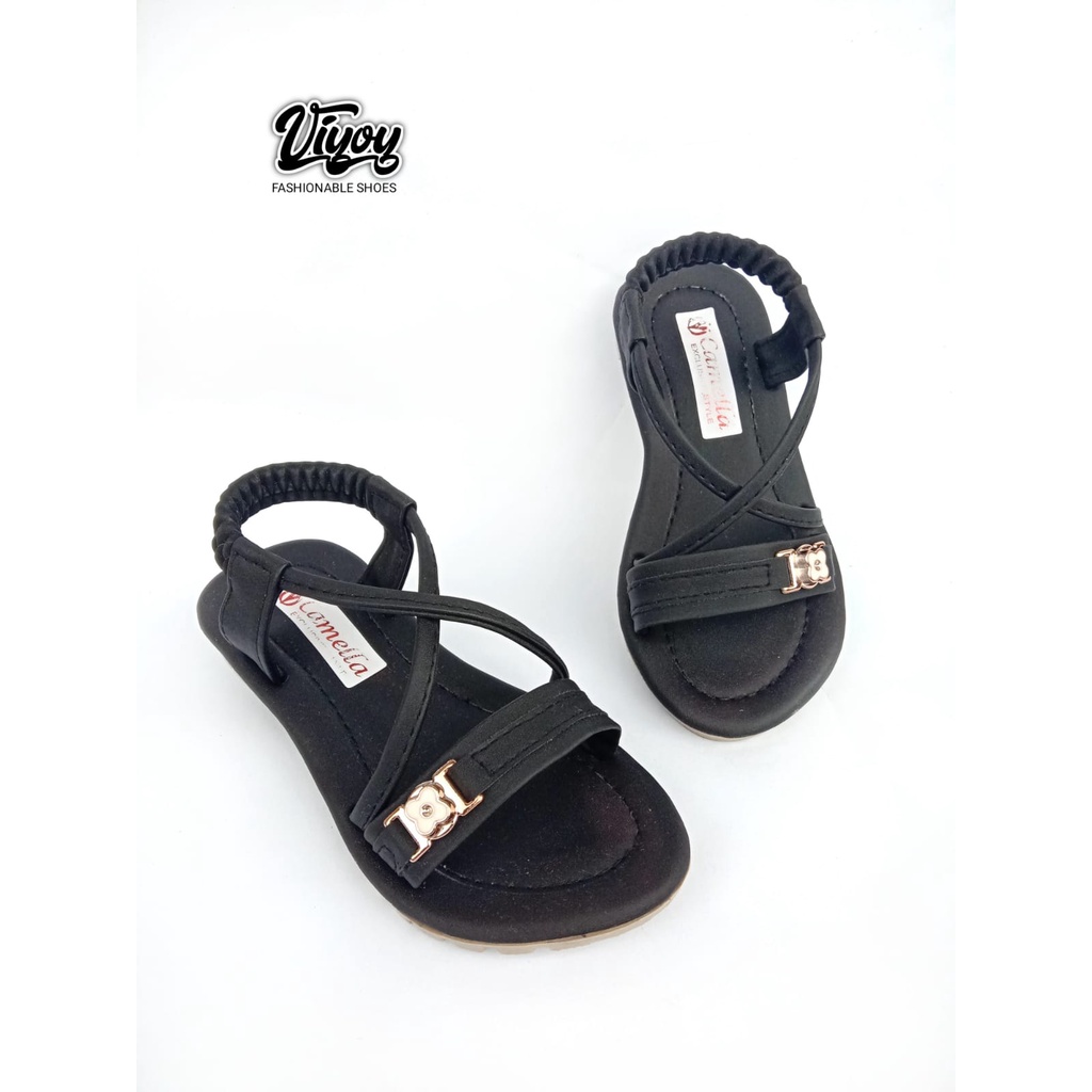 TERBARU!! Sandal Selop Wanita Simple Spon Love