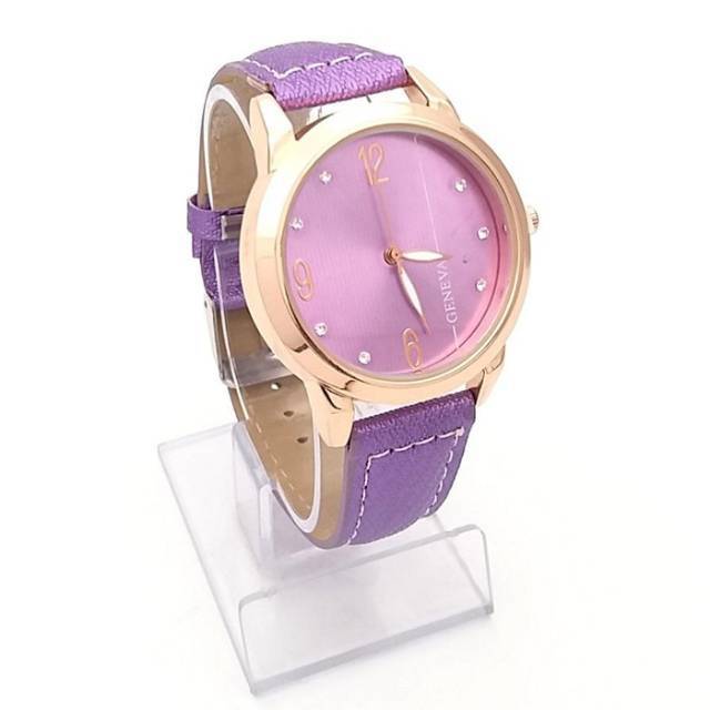 Jam tangan Fashion Geneva Kulit