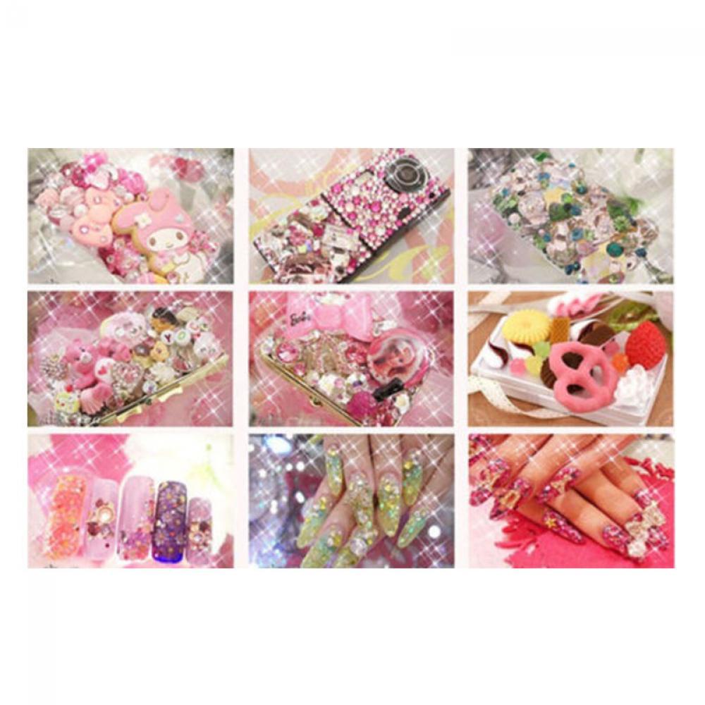 R-flower 3600Pcs Nail Art new Glitter Manicure Dekorasi Tips Akrilik