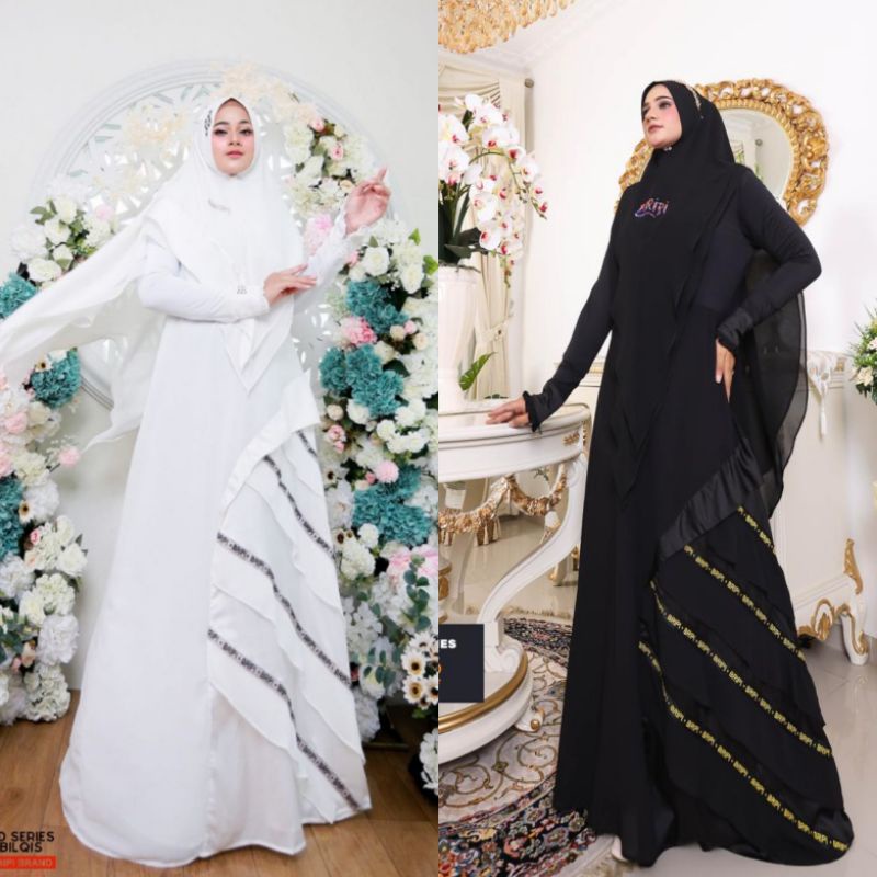 Bilqis dress by BRIPI syari set