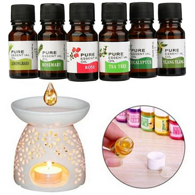 Minyak Esensial Bunga Buah 10 Ml Penyegar Udara Aroma Humidifier Aromaterapi Minyak Esensial