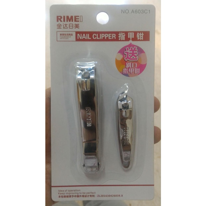 Nail | Rimei Gunting Kuku Set - Standar Dan Miring / Serong / Sudut