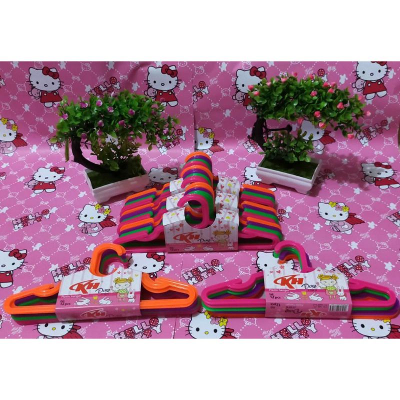 Hanger plastik Dormaini/Hanger baju bayi/Gantungan baju bayi Doramini/gantungan baju bayi/Doramini