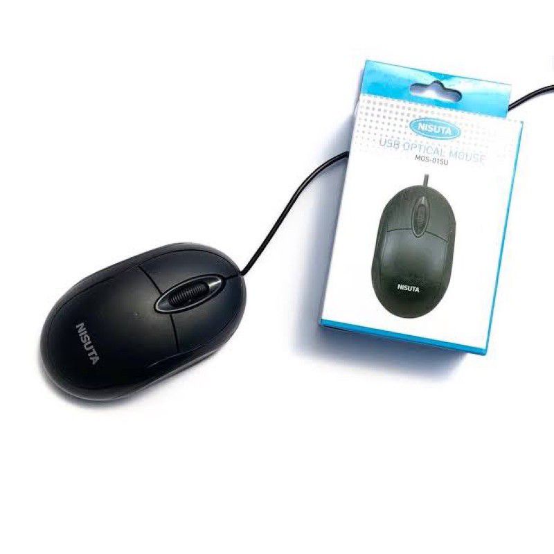 MOUSE OPTICAL NISUTA MIKUSO MOS 015U USB KABEL - MOUSE USB KABEL