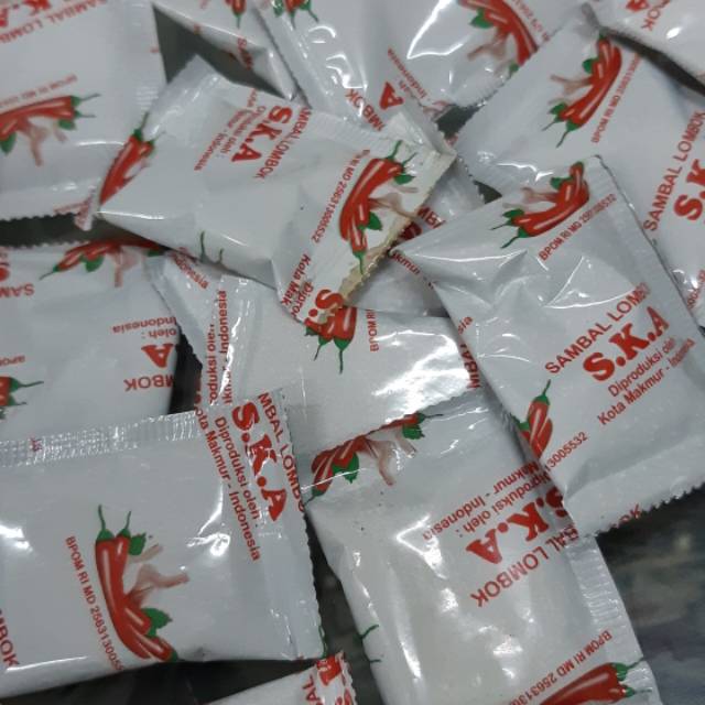 SKA saus sambal mini kemasan sachet