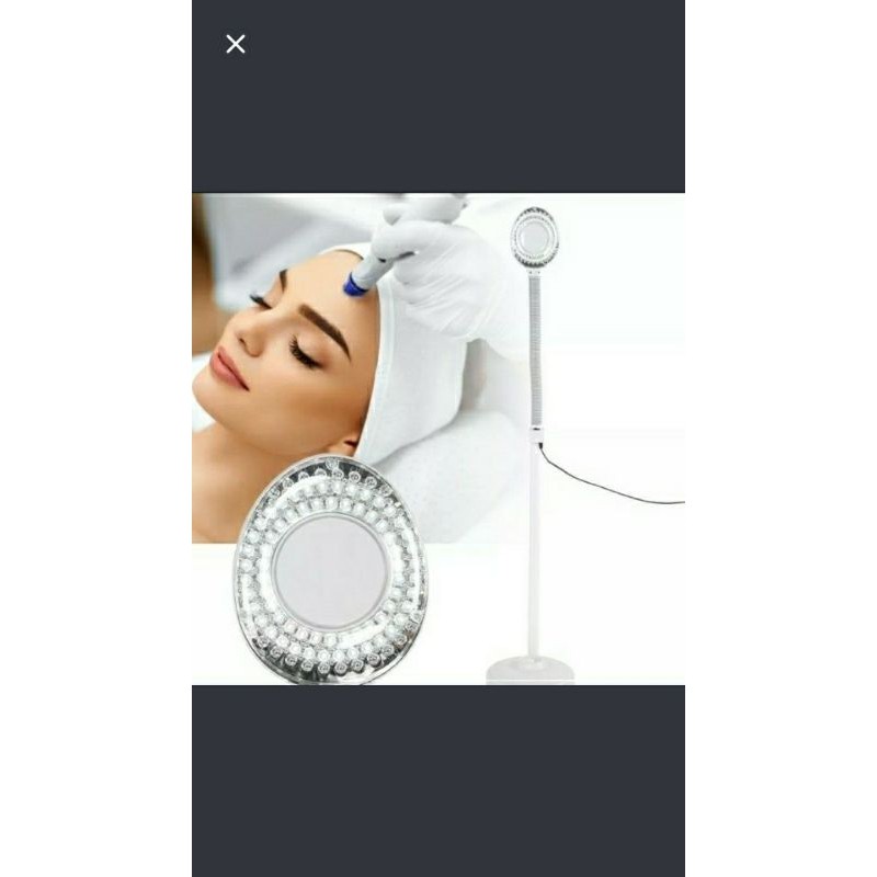 Lampu Facial LED  kaca pembesar